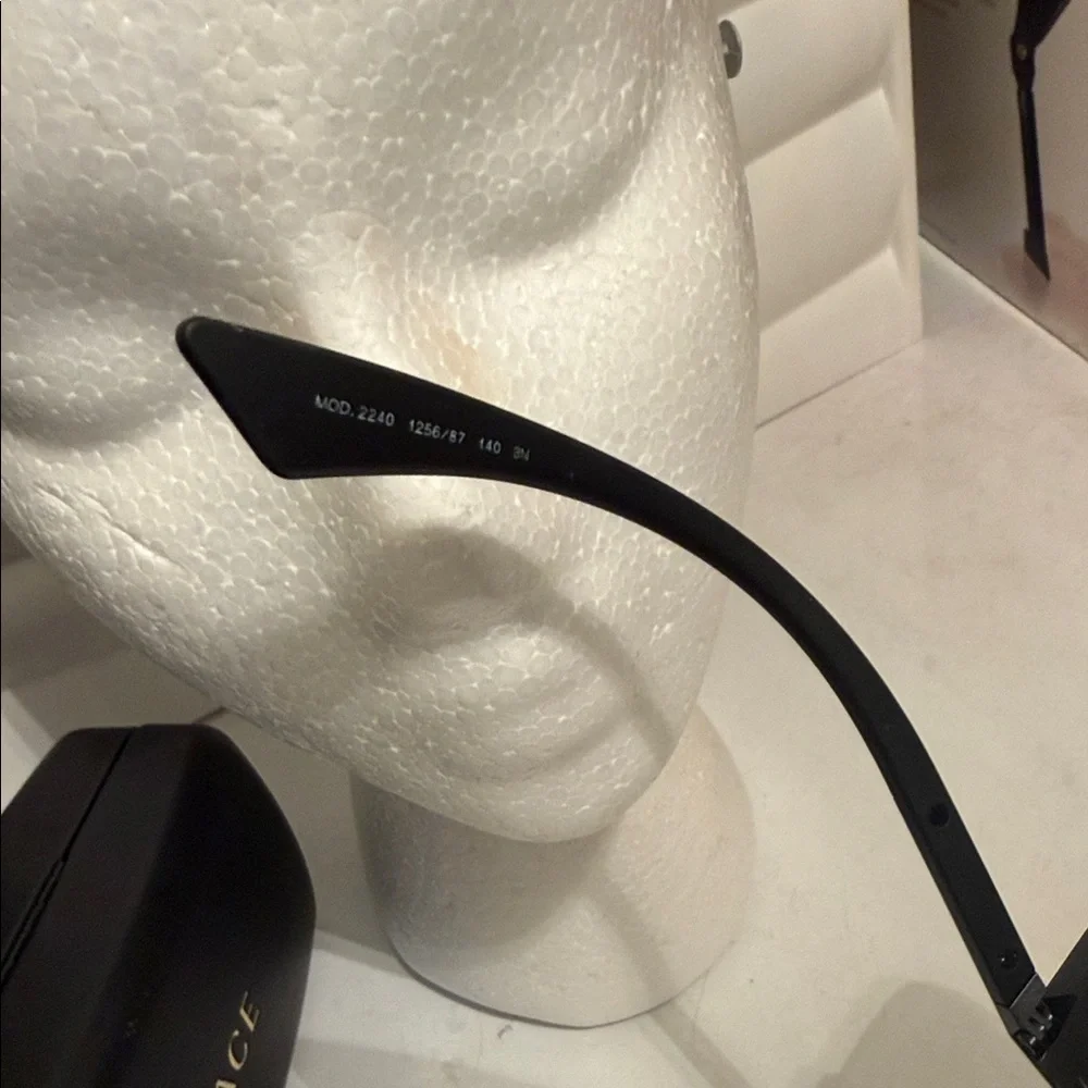 Versace Black Shield Visor Sunglasses